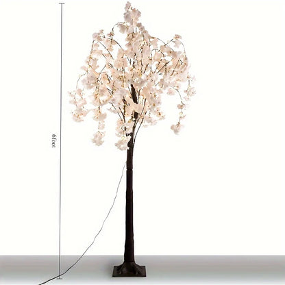 6ft Lighted Cherry Blossom Tree