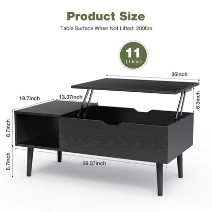 Beautiful Lift Top Coffee Table with Storage