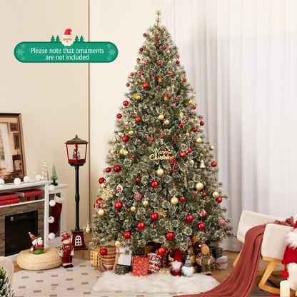 Pre-lit Artificial Christmas Tree with 9 Lighting Modes