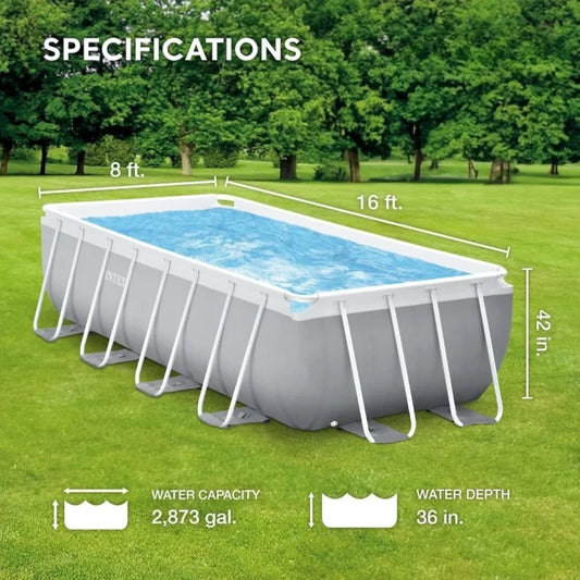 Premium Above Ground Swimming Pool Set