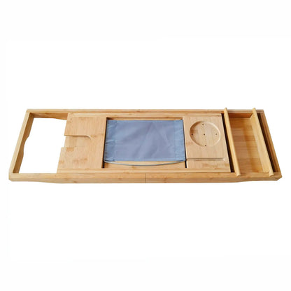 Bamboo Over the Tub Bath Tray