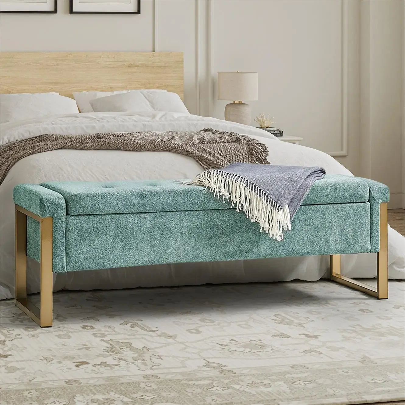 Modern Bench with storage