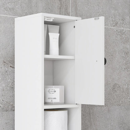 71" H-Narrow Bathroom Storage Cabinet