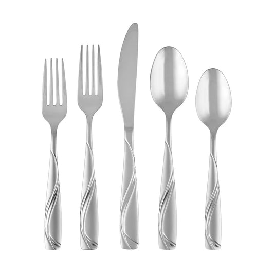 20-Piece Elegant Stainless-Steel Flatware Set