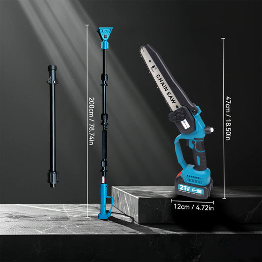 2-in-1 Cordless Pole Saw and Mini Chainsaw