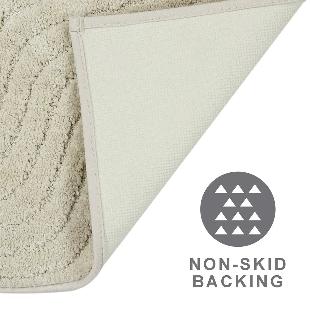 Tufted Waves Bath Rug Set