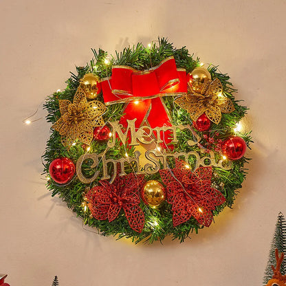 12 Inch Festive Window Christmas Wreath