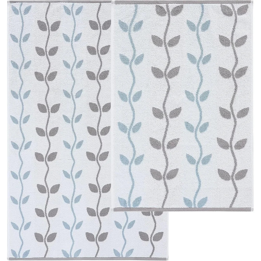 6-Piece Organic Vines Cotton Towel Set