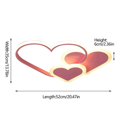 Modern Heart Shape Children's Room Lighting
