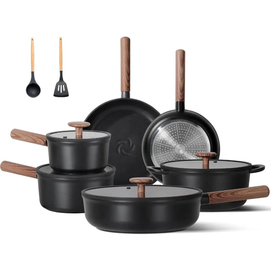 17 pcs-Ceramic Cookware Sets
