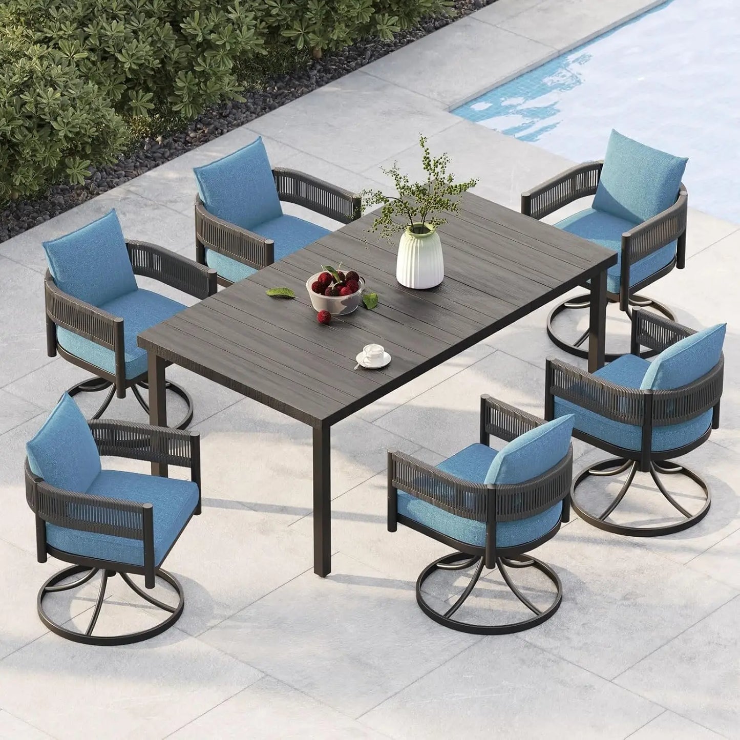 Outdoor Dining Set for 6