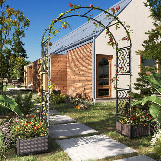 Garden Arbor w/2 Planter Boxes