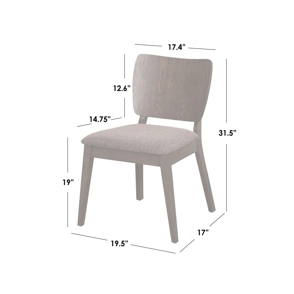 Set of 2-Mid-Century Dining Chairs