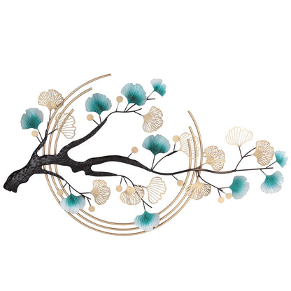 3D Ginkgo Tree Metal Wall Art