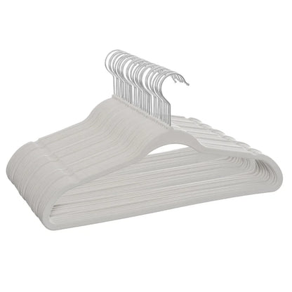 100 pcs-Velvet Clothing Hangers