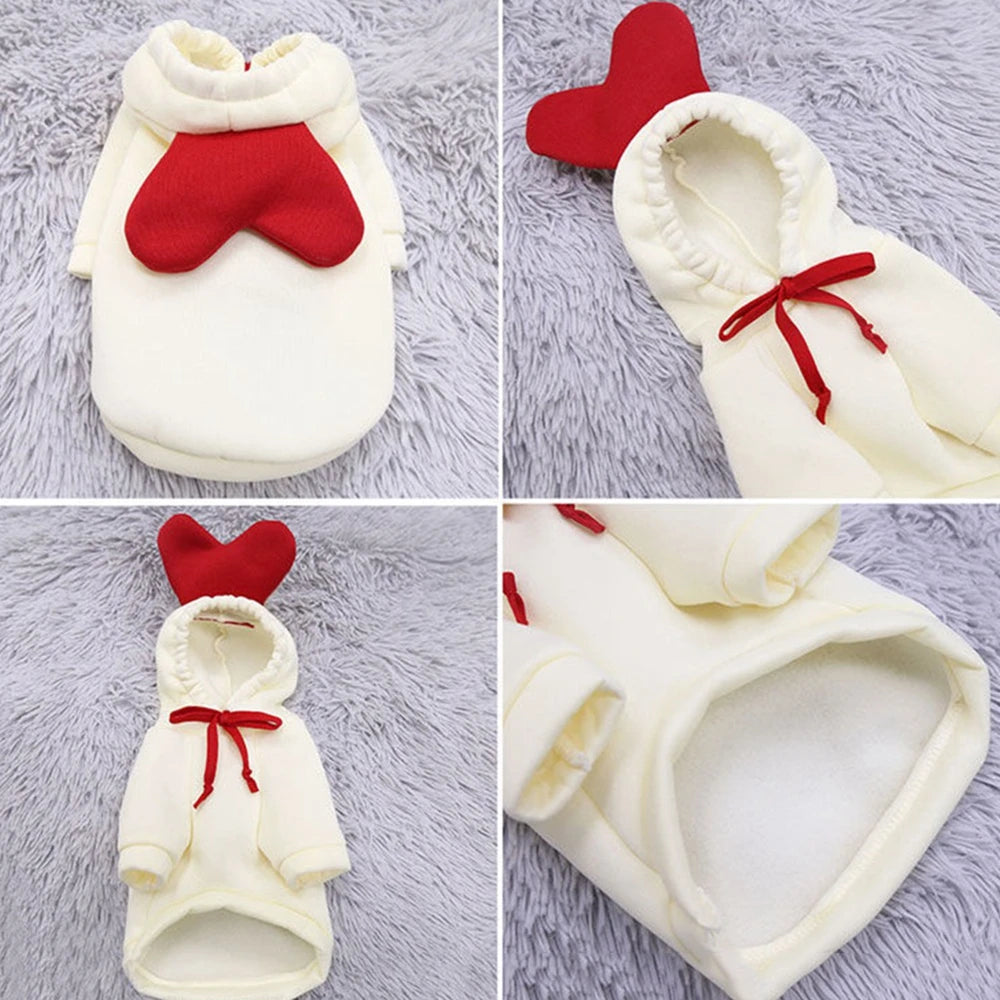 Warm Fleece Fruit Dog Hoodies