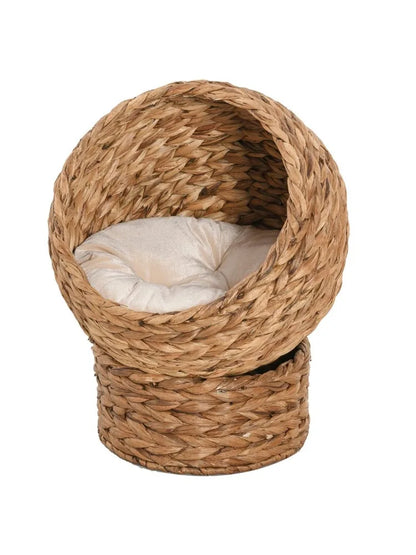 20" Braided Banana Leaf Cat Bed