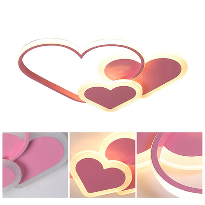 Modern Heart Shape Children's Room Lighting