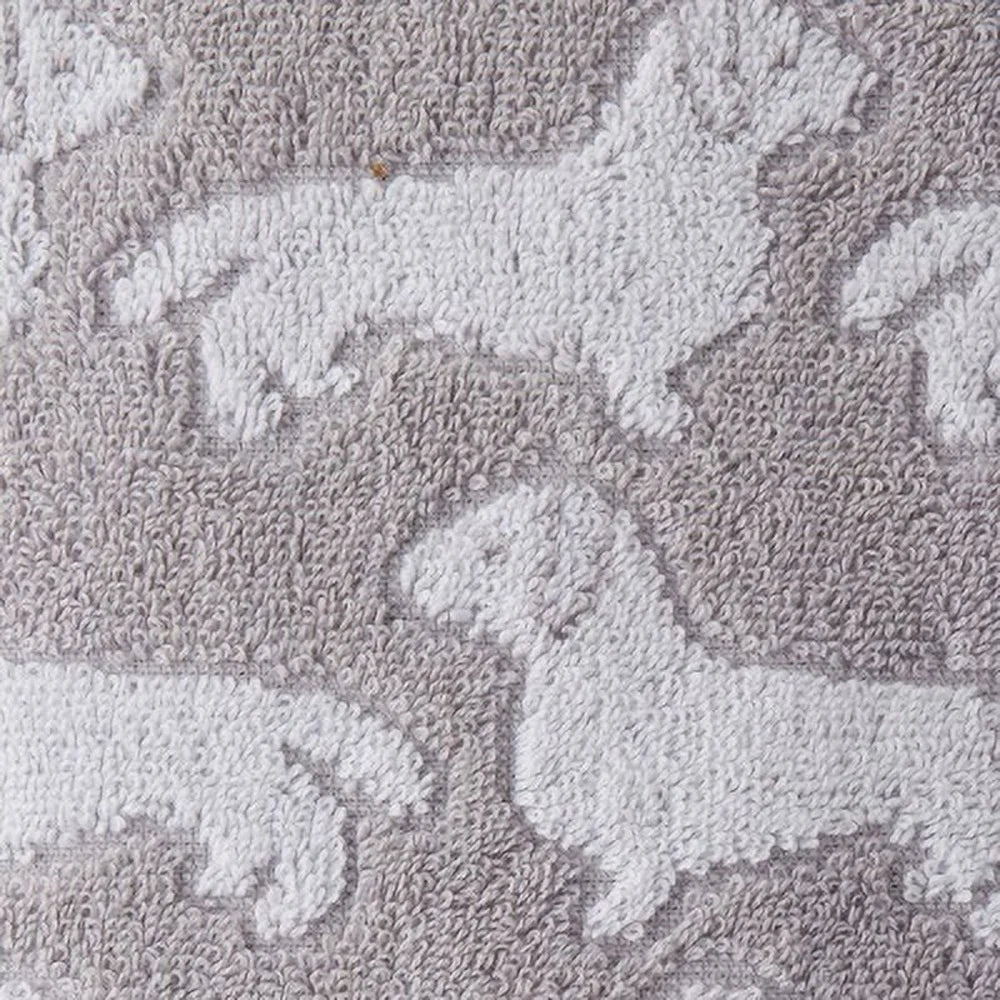 Jacquard Dachshund Puppy Hand Towels