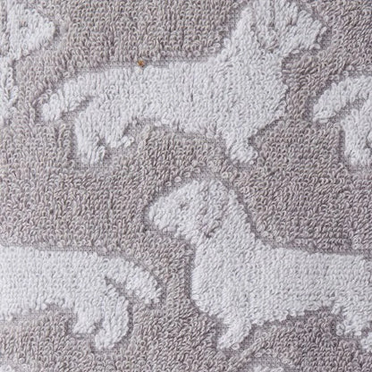 Jacquard Dachshund Puppy Hand Towels