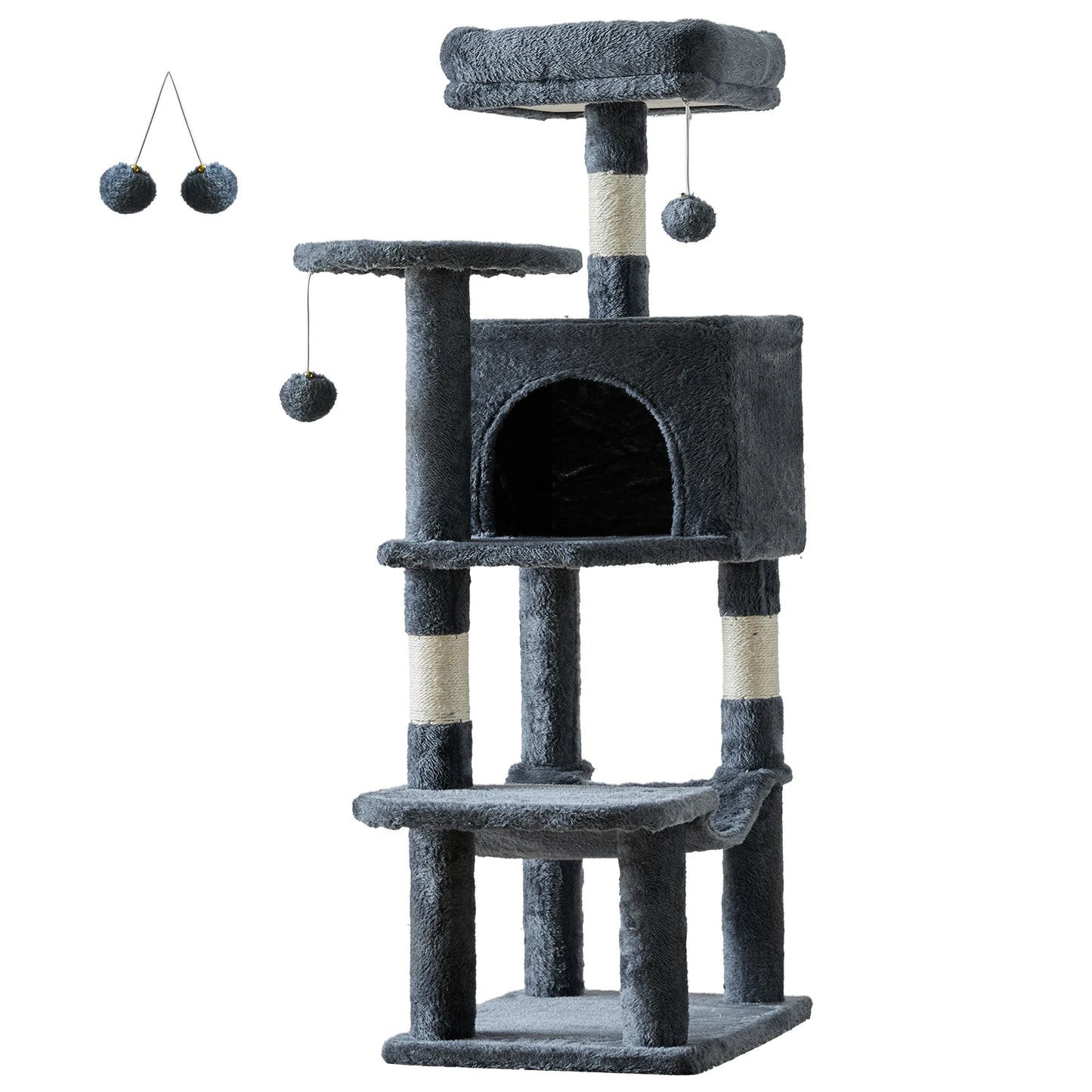 44In Tall Multi-Cat Climbing Tower