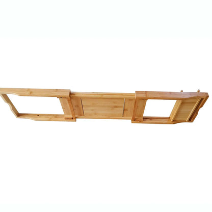 Bamboo Over the Tub Bath Tray