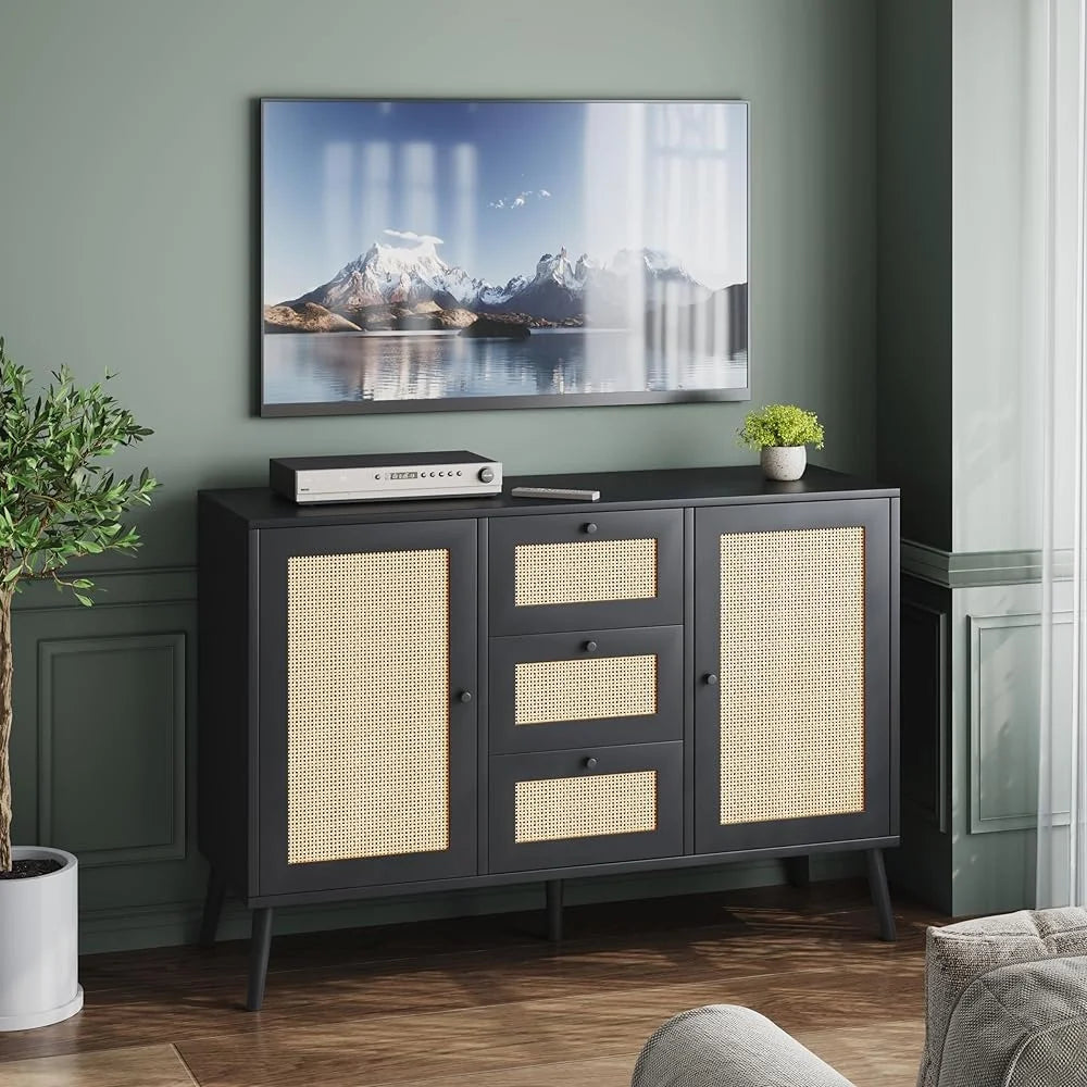 Rattan Buffet Sideboard Furniture