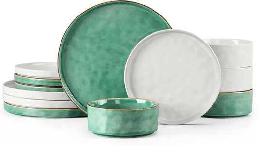 12 Piece Stoneware Dish Set