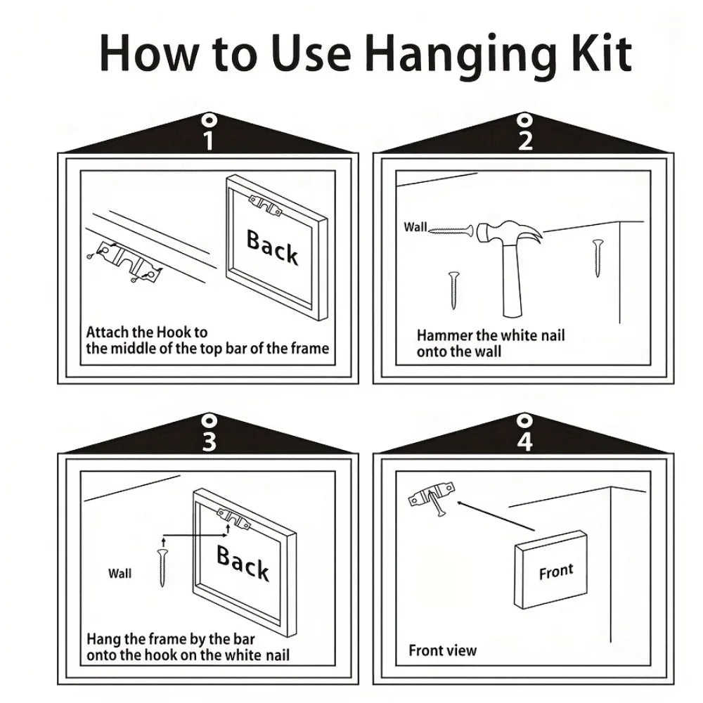 Framed Modern Geometric Abstract Art