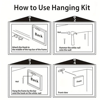 Framed Modern Geometric Abstract Art