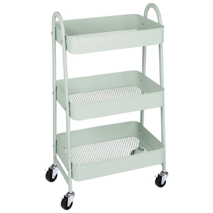 3 Tier Metal Kitchen Storage Cart