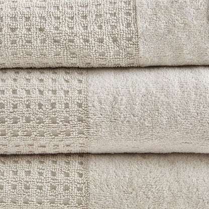 6 Piece Luxurious Waffle Weave Towel Set