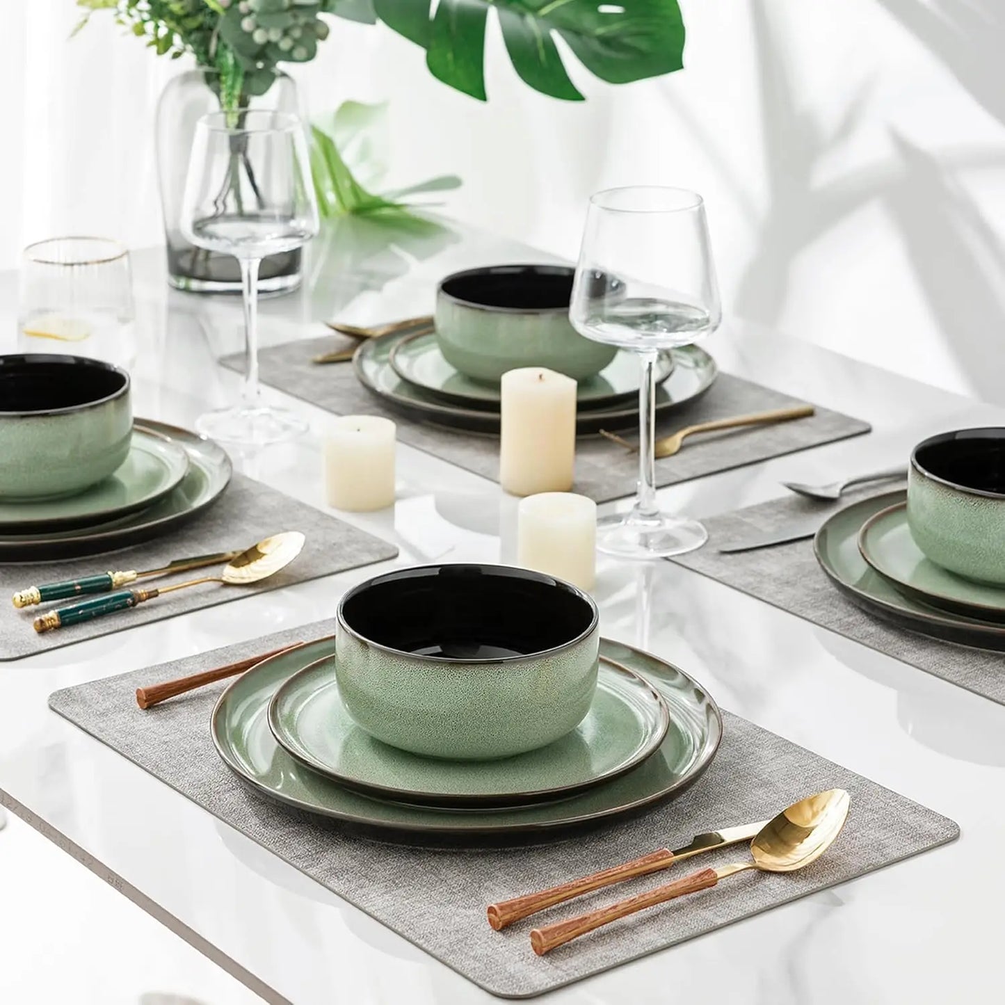 Stylish Ceramic Dinnerware Sets for 4