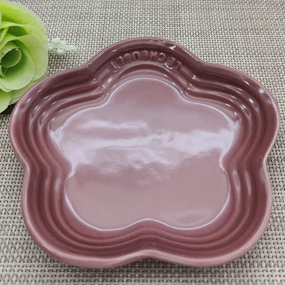 French Blossom Ceramic Dessert Plates