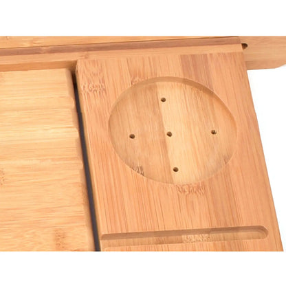 Bamboo Over the Tub Bath Tray