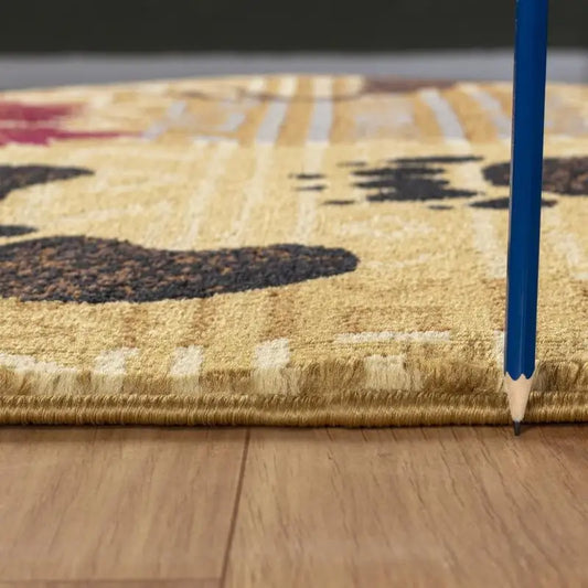 Nature Inspired Lodge Area Rug