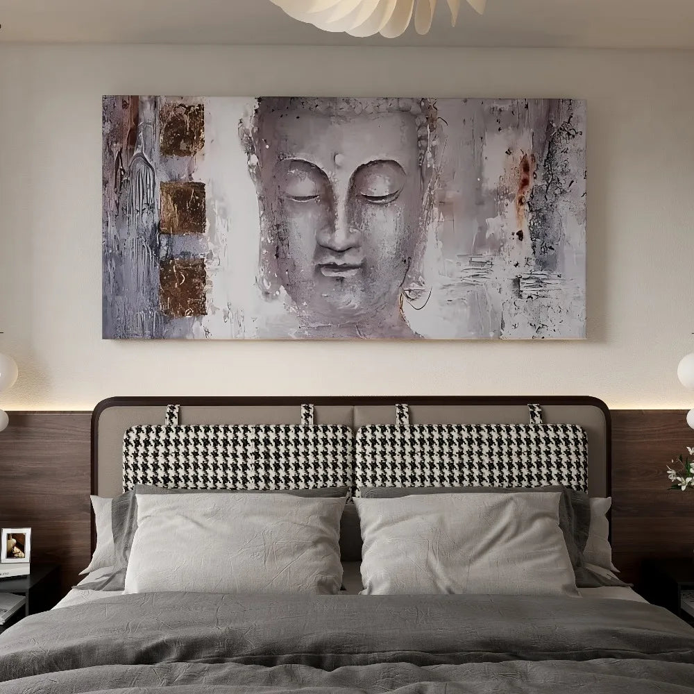 classic Buddhist wall decoration1.5 "chunky wood frame, canvas printing canvas art printing, , interior decoration