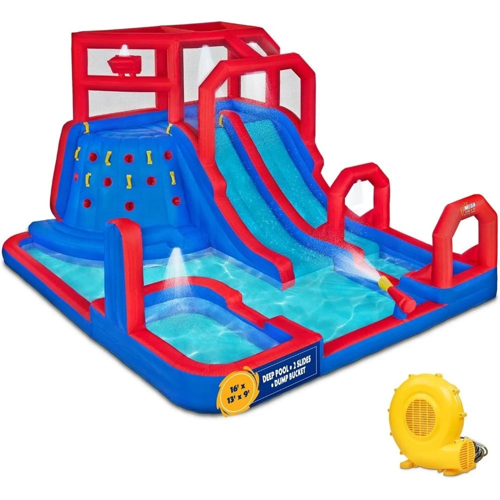 Mega Climb N’ Go Inflatable Water Slide Park