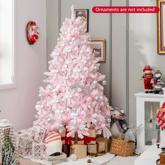 Pre-Lit Pink Christmas Tree