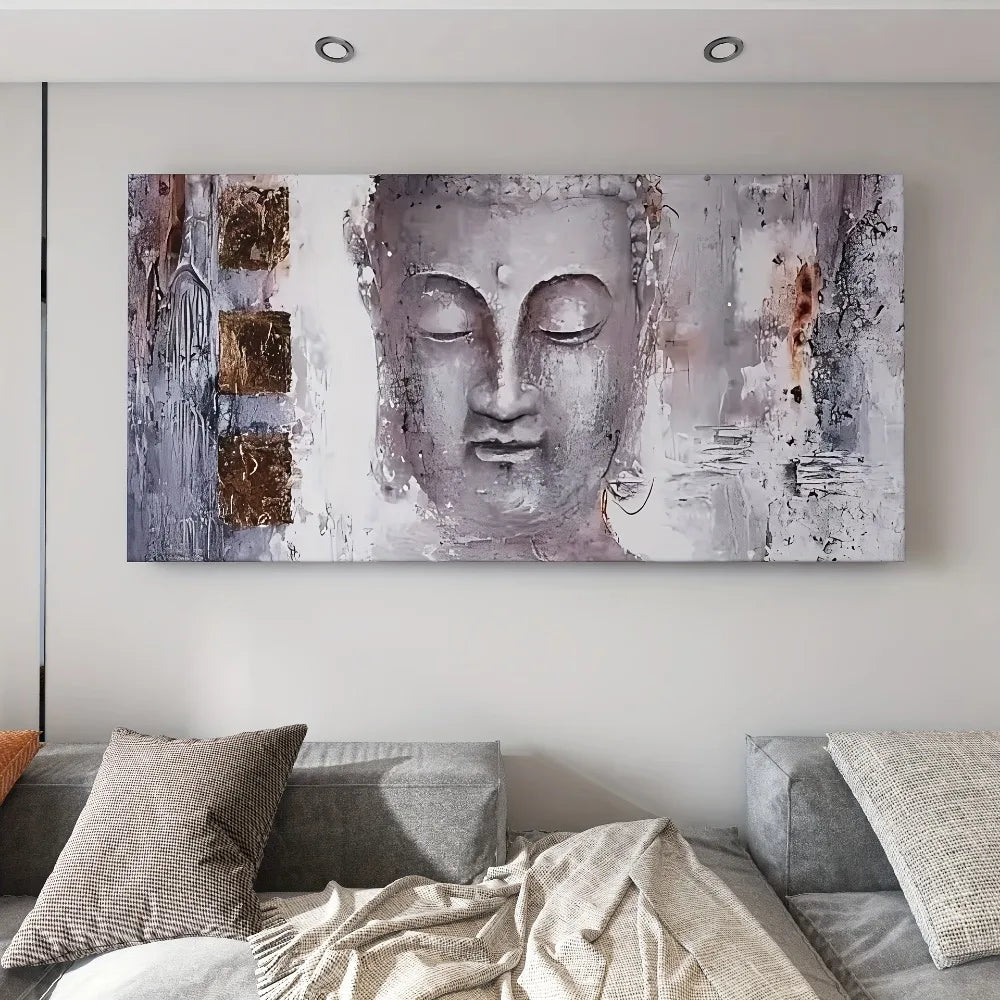 classic Buddhist wall decoration1.5 "chunky wood frame, canvas printing canvas art printing, , interior decoration