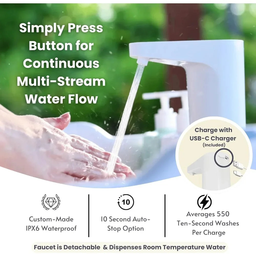 Wash Station with Electronic Faucet