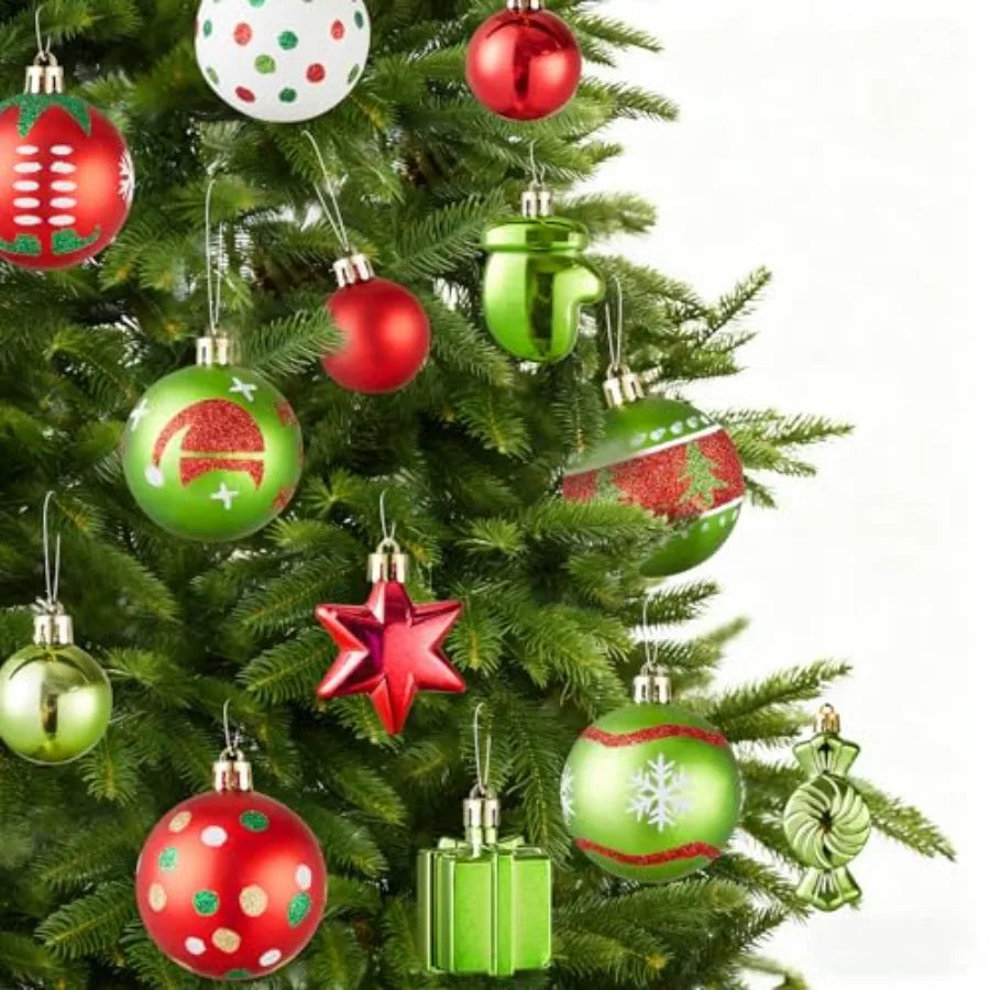 42pcs Christmas Ornaments Assorted Set