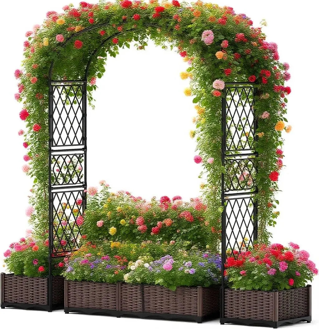 Garden Arbor w/2 Planter Boxes