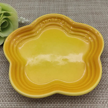 French Blossom Ceramic Dessert Plates