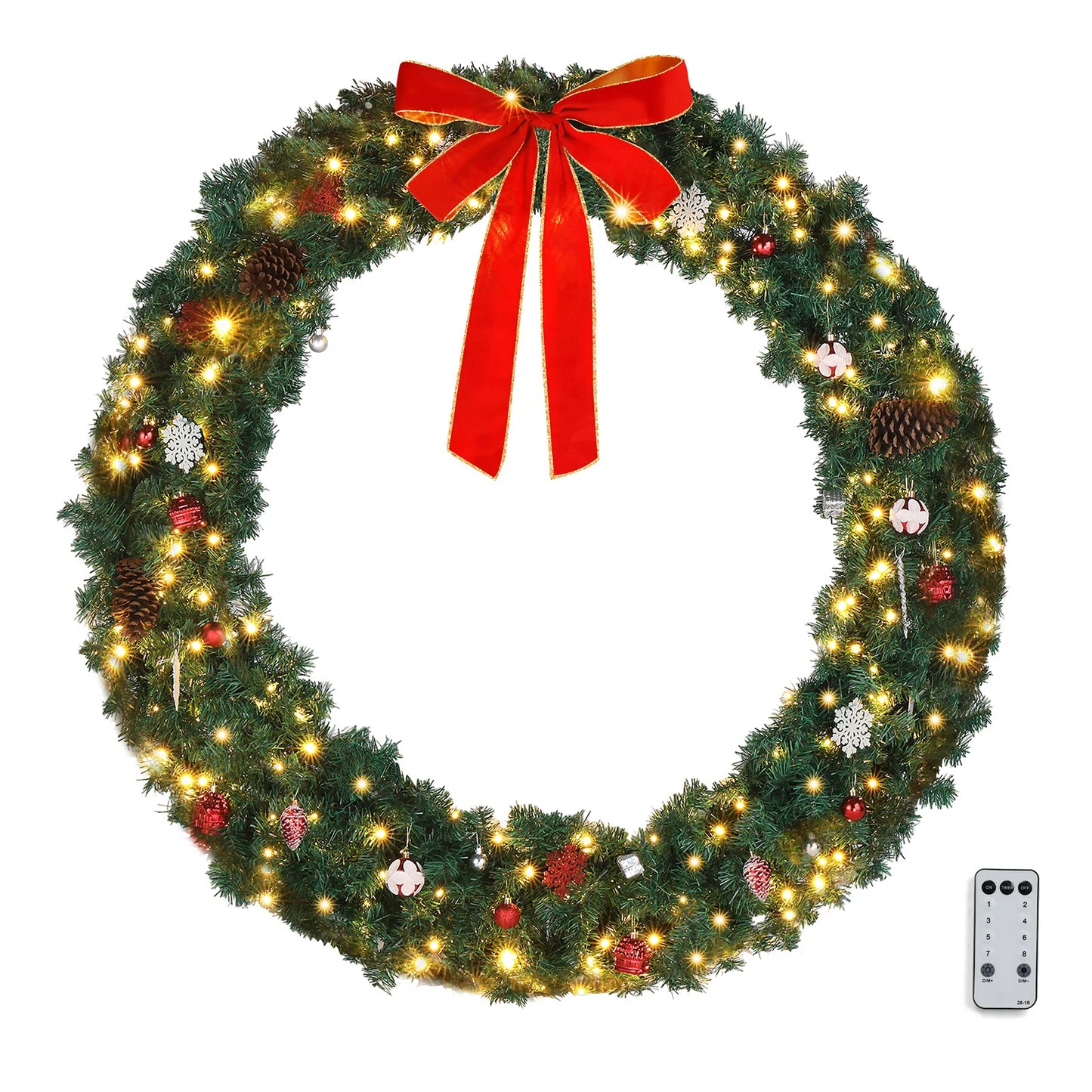 60in Festive Wreath