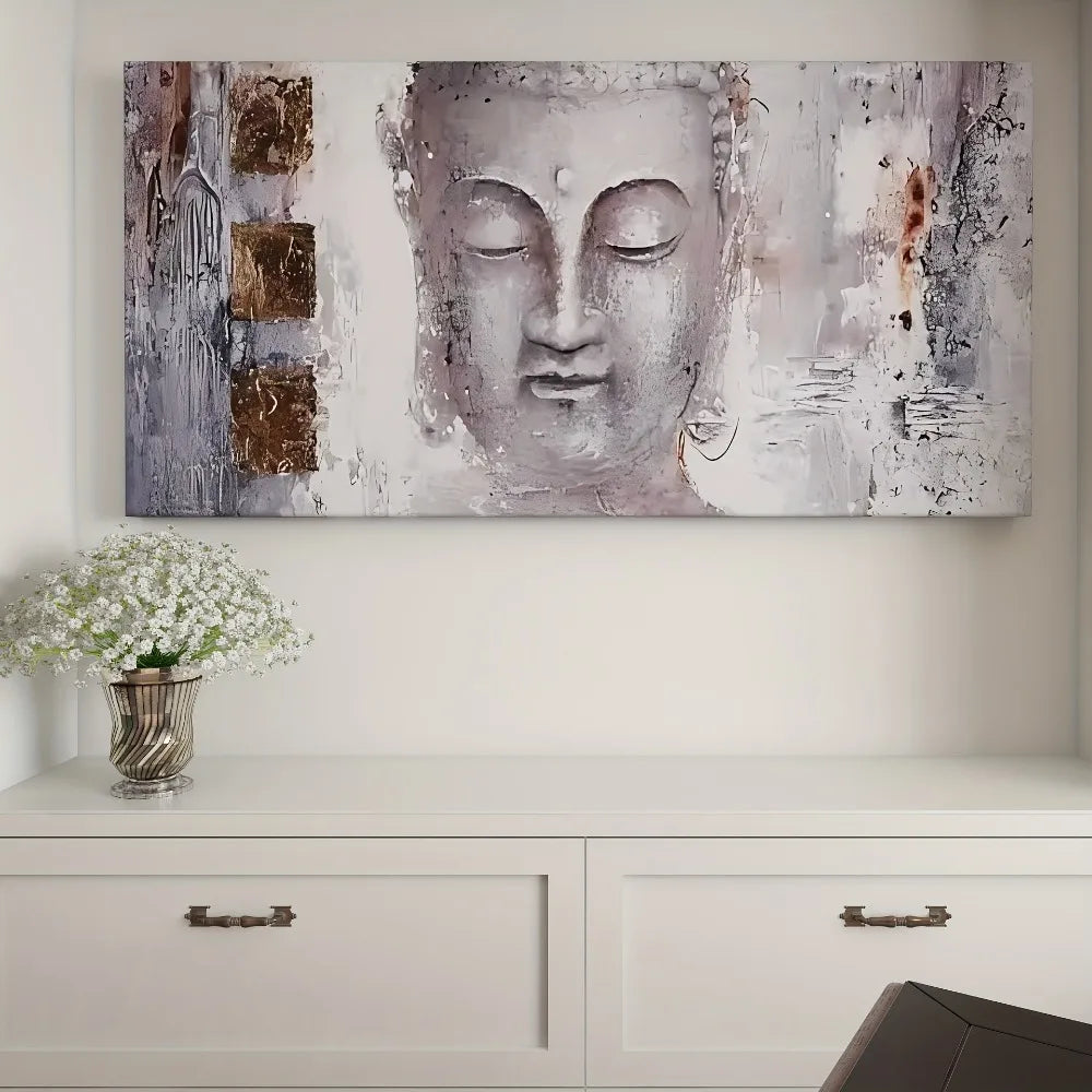 classic Buddhist wall decoration1.5 "chunky wood frame, canvas printing canvas art printing, , interior decoration