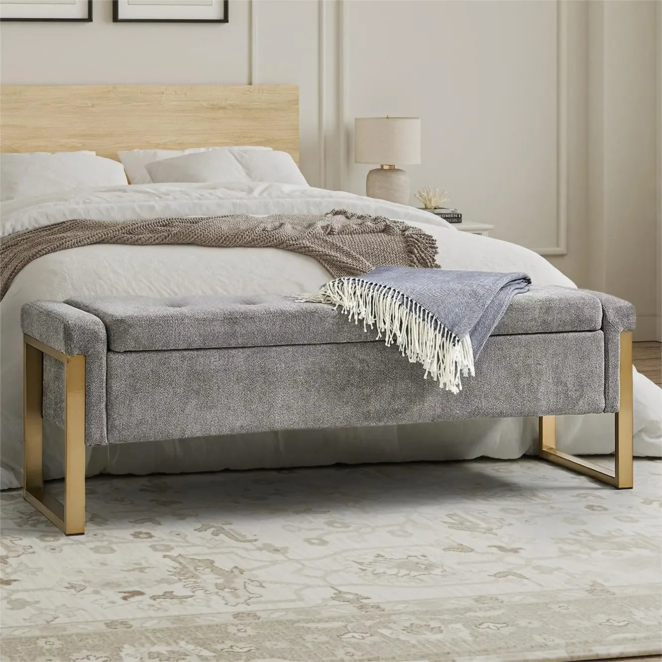 Modern Bench with storage