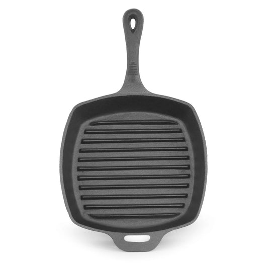 10.5in Pre-Seasoned Cast Iron Grill Pan
