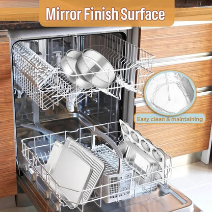 6-Piece Stainless Steel Bakeware Set