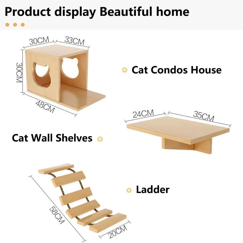 High quality Cat Wall Climber and Condos Shelves